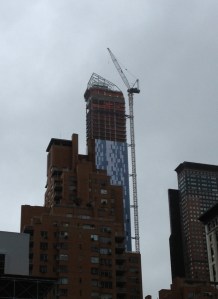 Crane NYC Hurricane Sandy