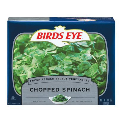 birdseye frozen spinach