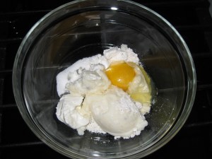 bleu cheese potato pancakes