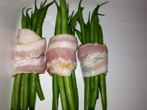 green beans and bacon