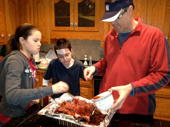 City Barbeque original sauce baby back ribs