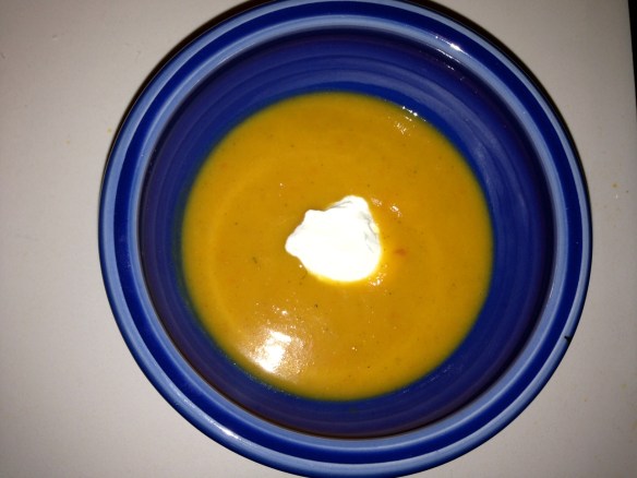 sweet potato soup vegetarian dinner recipe