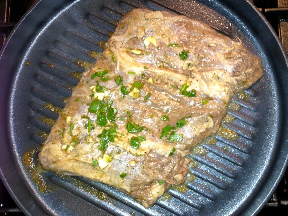 dinner mexican All-Clad grill pan skirt steak