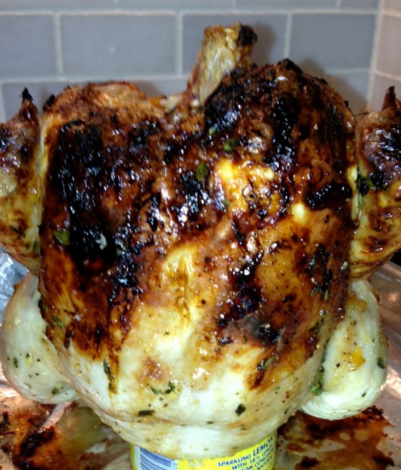 wine can chicken herb infused recipe food