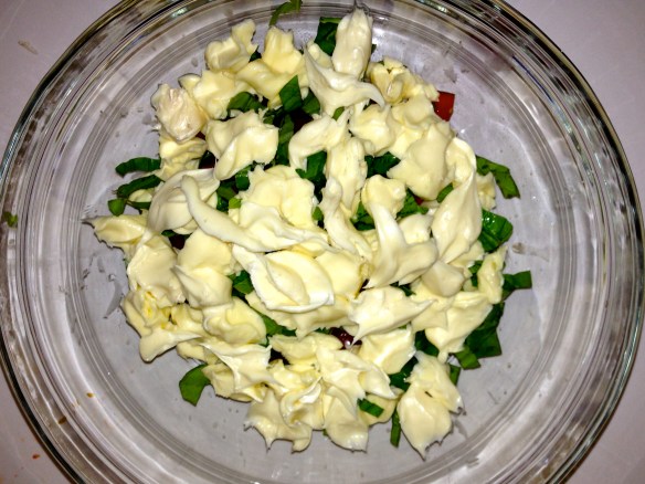 brie pasta summer dinner vegetarian