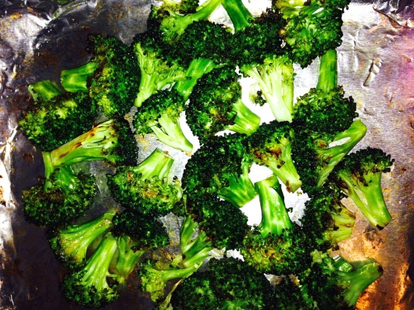 roasted broccoli dinner side dish vegetarian