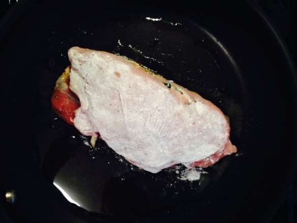 stuffed chicken breast dinner