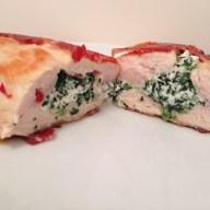 Chicken breast stuffed with spinach